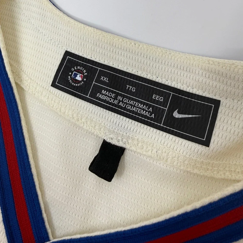 Nike‎ Mens XXL Philadelphia Phillies Nick Castellanos 8 Cream Baseball Jersey